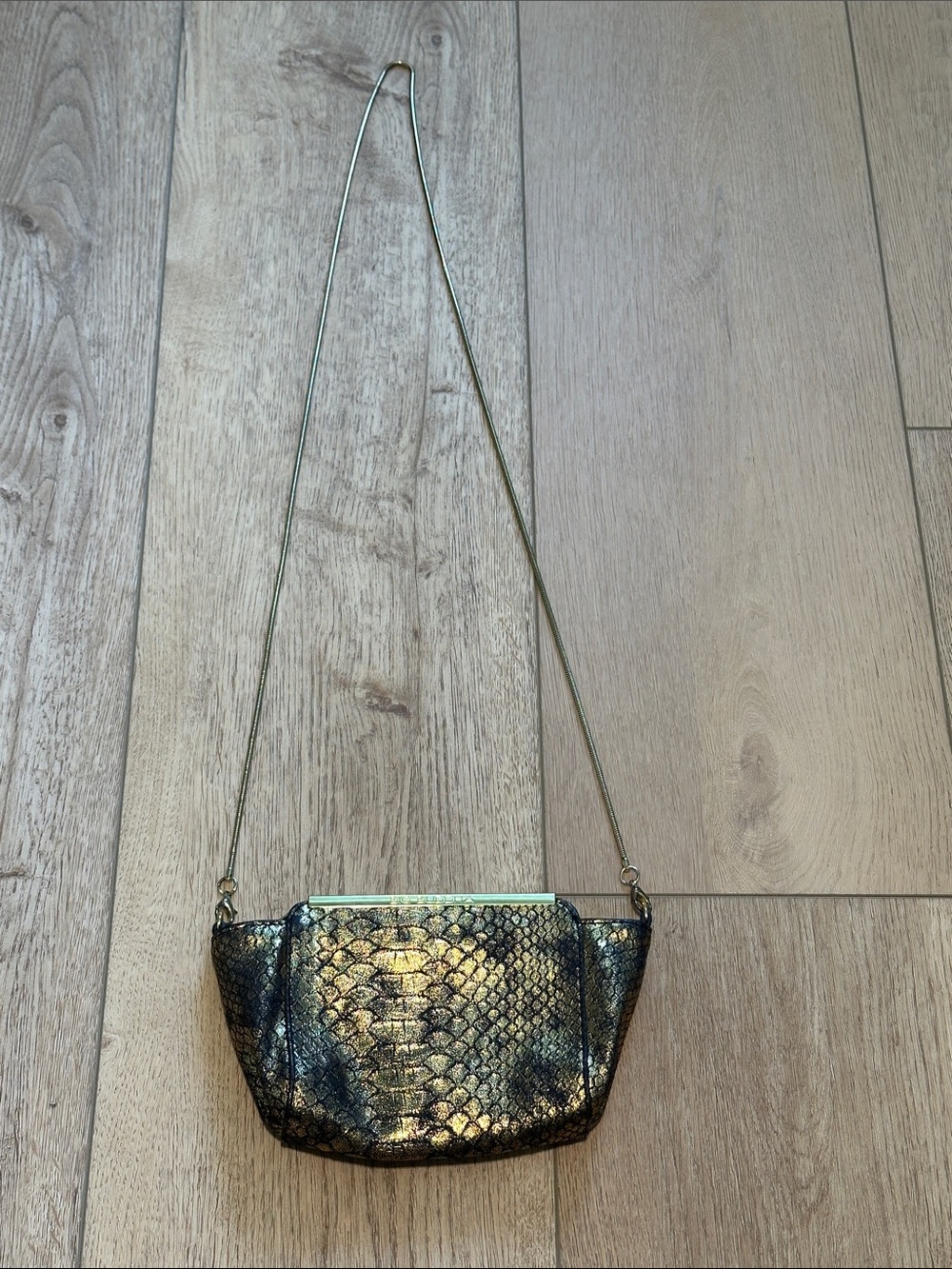 Gold Metallic Snake-BIG BUDDHA Purse